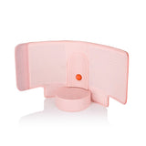 Incalzitor biberoane, Lionelo, ThermUp Go Evo, Portabil, Cu 5 niveluri de incalzire, Cu buton Safety Control, Mentinere caldura pana la 9h, Incarcare USB, Roz