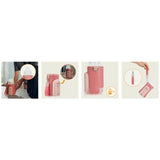 Incalzitor biberoane, Lionelo, ThermUp Go Evo, Portabil, Cu 5 niveluri de incalzire, Cu buton Safety Control, Mentinere caldura pana la 9h, Incarcare USB, Roz