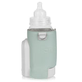 Incalzitor biberoane, Lionelo, ThermUp Go Evo, Portabil, Cu 5 niveluri de incalzire, Cu buton Safety Control, Mentinere caldura pana la 9h, Incarcare USB, Verde