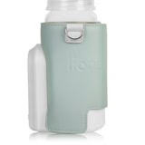 Incalzitor biberoane, Lionelo, ThermUp Go Evo, Portabil, Cu 5 niveluri de incalzire, Cu buton Safety Control, Mentinere caldura pana la 9h, Incarcare USB, Verde