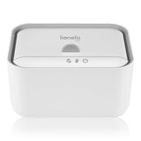 Incalzitor servetele umede, Lionelo, Babybliss, Cu 3 setari de temperatura, Loc suficient pentru un intreg pachet de servetele umede, Panou de control cu ecran tactil, Fara BPA, White