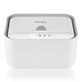Incalzitor servetele umede, Lionelo, Babybliss, Cu 3 setari de temperatura, Loc suficient pentru un intreg pachet de servetele umede, Panou de control cu ecran tactil, Fara BPA, White