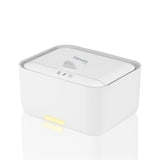 Incalzitor servetele umede, Lionelo, Babybliss, Cu 3 setari de temperatura, Loc suficient pentru un intreg pachet de servetele umede, Panou de control cu ecran tactil, Fara BPA, White