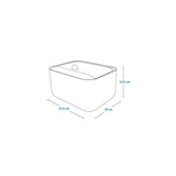 Incalzitor servetele umede, Lionelo, Babybliss, Cu 3 setari de temperatura, Loc suficient pentru un intreg pachet de servetele umede, Panou de control cu ecran tactil, Fara BPA, White