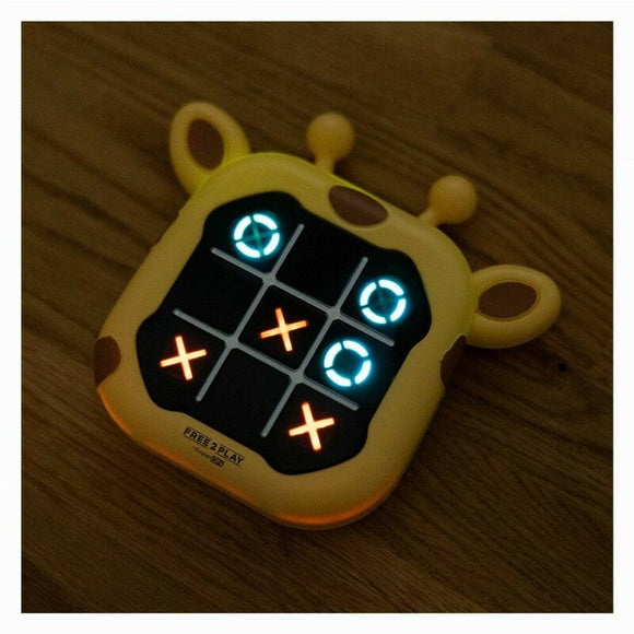 Joc electronic 2 in 1, Free2Play, X si 0, Design girafa, 3 ani +