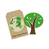 Bucatarie copii, Joueco, Din lemn certificat FSC, Cu accesorii, Reglabila pe inaltime, 86x56 cm, 3 ani+, Multicolor