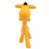 Jucarie de dentitie, Bocioland, Amelioareaza gingiile dureroase, Design ergonomic, Fara BPA, 0 luni+, Giraffe Yellow/Brown