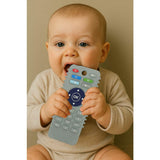 Jucarie de dentitie, Bocioland, In forma de telecomanda,0 luni+, Gri