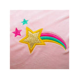 Jucarie gonflabila de plus cu sunete, Baby Mix, In forma de unicorn, Husa moale detasabila, Cu pompa inclusa, Pana la 70 kg, 36 luni+, Pink