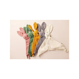 Jucarie interactiva, New Baby, Rabbit, Din muselina, Bumbac, 30x30 cm, 0 luni+, White