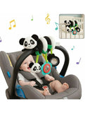 Jucarie spirala pentru patut si carucior, Bocioland, Multifunctionala, Panda