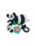 Jucarie spirala pentru patut si carucior, Bocioland, Multifunctionala, Panda