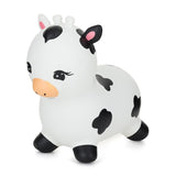 Jumper, Feedo, In forma de vacuta, Cu pompa inclusa, Din cauciuc, Pana la 70 kg, 50x46x23 cm, 36 luni+, White