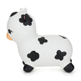 Jumper, Feedo, In forma de vacuta, Cu pompa inclusa, Din cauciuc, Pana la 70 kg, 50x46x23 cm, 36 luni+, White