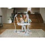 Jumper interactiv, FreeON, Jump&Play, Cu scaun rotativ la 360 grade, Reglabil pe inaltime, Cu melodii, lumini si jucarii, Conform cu standardul european de securitate EN 14036:2003, Multicolor