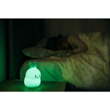 Lampa de veghe, FreeON, Silicon moale, Cu telecomanda si cablu USB, Cu 9 culori diferite si cronometru, Bear