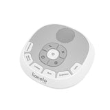 Lampa de veghe, Lionelo, BabyNap, 2 in 1, Wireless, Cu sunete si melodii de leagan, Cu 11 culori si 3 niveluri de luminozitate, Cu functie de redare si inregistrare batai inima, Alb