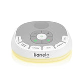 Lampa de veghe, Lionelo, BabyNap, 2 in 1, Wireless, Cu sunete si melodii de leagan, Cu 11 culori si 3 niveluri de luminozitate, Cu functie de redare si inregistrare batai inima, Alb