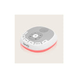 Lampa de veghe, Lionelo, BabyNap, 2 in 1, Wireless, Cu sunete si melodii de leagan, Cu 11 culori si 3 niveluri de luminozitate, Cu functie de redare si inregistrare batai inima, Alb