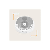 Lampa de veghe, Lionelo, BabyNap, 2 in 1, Wireless, Cu sunete si melodii de leagan, Cu 11 culori si 3 niveluri de luminozitate, Cu functie de redare si inregistrare batai inima, Alb