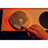 Lampa de veghe, Lionelo, BabyNap, 2 in 1, Wireless, Cu sunete si melodii de leagan, Cu 11 culori si 3 niveluri de luminozitate, Cu functie de redare si inregistrare batai inima, Alb