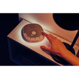 Lampa de veghe, Lionelo, BabyNap, 2 in 1, Wireless, Cu sunete si melodii de leagan, Cu 11 culori si 3 niveluri de luminozitate, Cu functie de redare si inregistrare batai inima, Alb