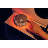 Lampa de veghe, Lionelo, BabyNap, 2 in 1, Wireless, Cu sunete si melodii de leagan, Cu 11 culori si 3 niveluri de luminozitate, Cu functie de redare si inregistrare batai inima, Alb