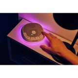 Lampa de veghe, Lionelo, BabyNap, 2 in 1, Wireless, Cu sunete si melodii de leagan, Cu 11 culori si 3 niveluri de luminozitate, Cu functie de redare si inregistrare batai inima, Alb