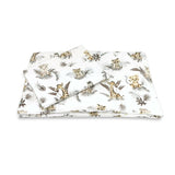 Lenjerie patut cu 5 piese, MimiNu, Cu cearceaf 120x60 cm, Pilota, Pernuta, 2 aparatori, Din bumbac certificat Oeko Tex Standard 100, Savanna