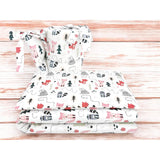 Lenjerie patut cu 3 piese, MimiNu, Pentru patut 120x60 cm, Cu protectie laterala, Din bumbac certificat Oeko Tex Standard 100, Fox