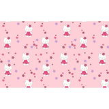 Lenjerie patut Hubners Kitty Floricele 5 piese roz