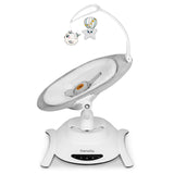 Balansoar, Lionelo, Bella, Multifunctional, Electric, Scaun reglabil, Ecran tactil si telecomanda, 6 miscari unice, 5 viteze, Cu melodii, Gri