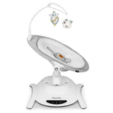 Balansoar, Lionelo, Bella, Multifunctional, Electric, Scaun reglabil, Ecran tactil si telecomanda, 6 miscari unice, 5 viteze, Cu melodii, Gri