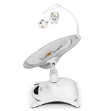 Balansoar, Lionelo, Bella, Multifunctional, Electric, Scaun reglabil, Ecran tactil si telecomanda, 6 miscari unice, 5 viteze, Cu melodii, Gri