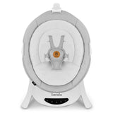 Balansoar, Lionelo, Bella, Multifunctional, Electric, Scaun reglabil, Ecran tactil si telecomanda, 6 miscari unice, 5 viteze, Cu melodii, Gri