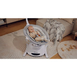 Balansoar, Lionelo, Bella, Multifunctional, Electric, Scaun reglabil, Ecran tactil si telecomanda, 6 miscari unice, 5 viteze, Cu melodii, Gri