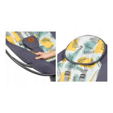 Balansoar si sezlong, Lionelo, Ralf, 2 in 1, Electric, Cu telecomanda si cablu USB, Cu miscare laterala de balansare si 5 niveluri diferite de viteza, Cu 12 melodii, Gri