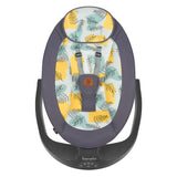 Balansoar si sezlong, Lionelo, Ralf, 2 in 1, Electric, Cu telecomanda si cablu USB, Cu miscare laterala de balansare si 5 niveluri diferite de viteza, Cu 12 melodii, Gri