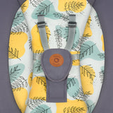 Balansoar si sezlong, Lionelo, Ralf, 2 in 1, Electric, Cu telecomanda si cablu USB, Cu miscare laterala de balansare si 5 niveluri diferite de viteza, Cu 12 melodii, Gri