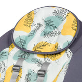 Balansoar si sezlong, Lionelo, Ralf, 2 in 1, Electric, Cu telecomanda si cablu USB, Cu miscare laterala de balansare si 5 niveluri diferite de viteza, Cu 12 melodii, Gri