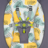 Balansoar si sezlong, Lionelo, Ralf, 2 in 1, Electric, Cu telecomanda si cablu USB, Cu miscare laterala de balansare si 5 niveluri diferite de viteza, Cu 12 melodii, Gri