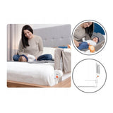 Protectie laterala pat, Lionelo, Eva, Cu buzunar accesorii, 150x35 cm, Conform cu standardul european de securitate BS7072, Gri