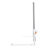 Protectie laterala pat, Lionelo, Hanna, Cu buzunar accesorii, 150x66 cm, Conform cu standardul european de securitate BS7072, Gri