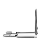 Protectie laterala pat, Lionelo, Lora, Pliabila, Sistem de blocare StandSafe, Geanta de transport inclusa, 105 x 45 cm, Gri