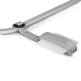 Protectie laterala pat, Lionelo, Lora, Pliabila, Sistem de blocare StandSafe, Geanta de transport inclusa, 105 x 45 cm, Gri