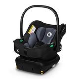 Baza scaun auto i-Size, Lionelo, Astrid, Cu Isofix, Cu indicatori pentru instalare corecta, Negru