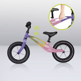 Bicicleta fara pedale, Lionelo, Bart Air, Usoara, Cu roti gonflabile, Cu cadru din magneziu, Cu ghidon si sa reglabile, Greutate 3.8 Kg, 12 inch, Conform cu standardul european de securitate EN71, Pink Violet