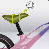 Bicicleta fara pedale, Lionelo, Bart Air, Usoara, Cu roti gonflabile, Cu cadru din magneziu, Cu ghidon si sa reglabile, Greutate 3.8 Kg, 12 inch, Conform cu standardul european de securitate EN71, Pink Violet