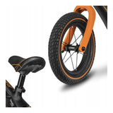 Bicicleta fara pedale, Lionelo, Bart Air, Usoara, Cu roti gonflabile, Cu cadru din magneziu, Cu ghidon si sa reglabile, Greutate 3.8 Kg, 12 inch, Conform cu standardul european de securitate EN71, Negru