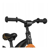Bicicleta fara pedale, Lionelo, Bart Air, Usoara, Cu roti gonflabile, Cu cadru din magneziu, Cu ghidon si sa reglabile, Greutate 3.8 Kg, 12 inch, Conform cu standardul european de securitate EN71, Negru